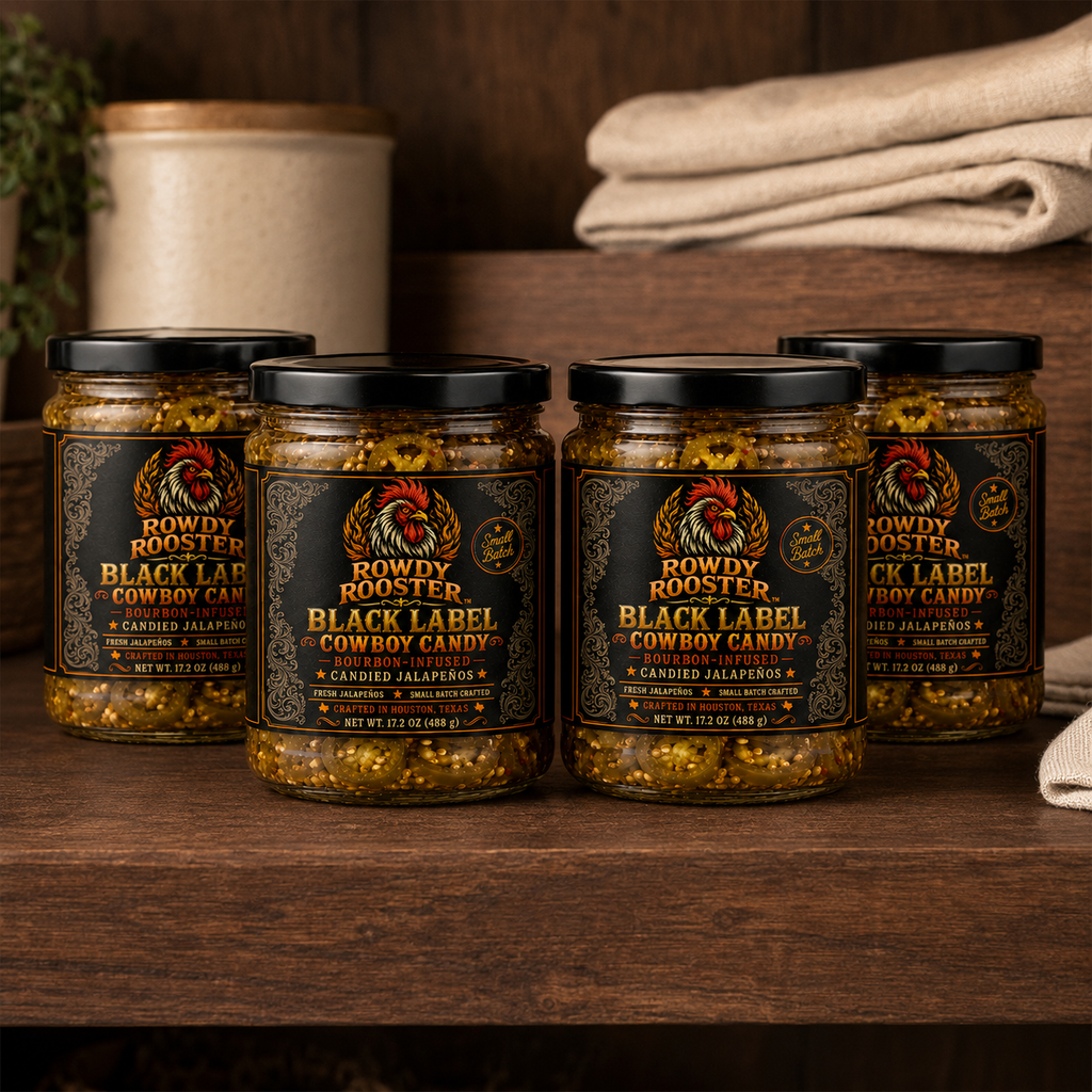 Black Label Cowboy Candy - 4 Jar StockPile Bundle