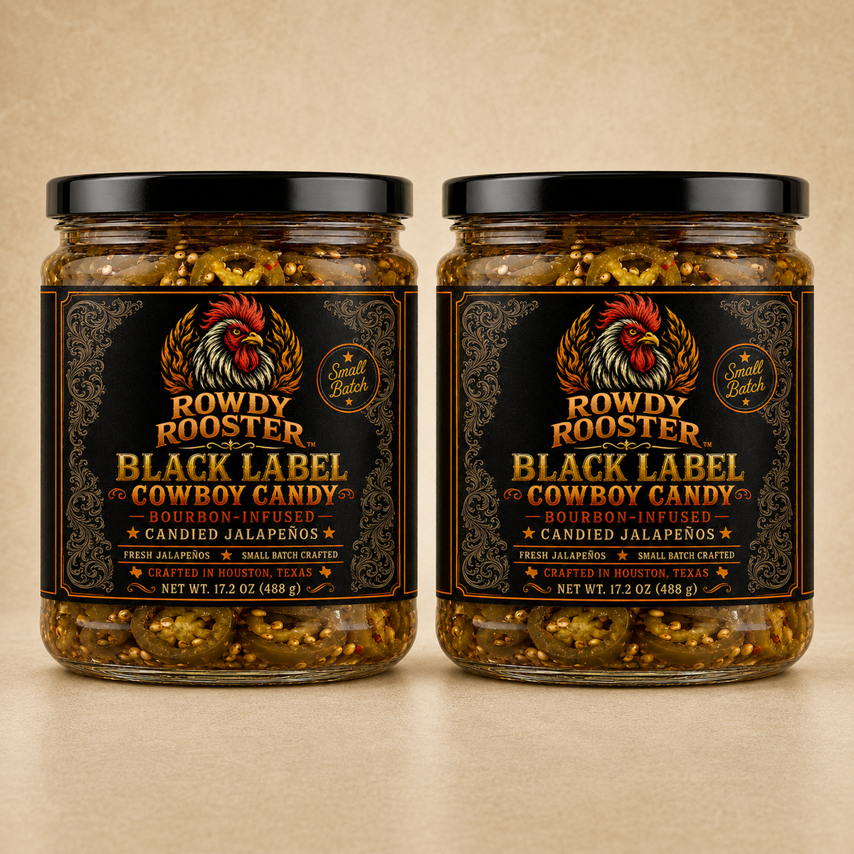 Black Label Cowboy Candy - 2 Jar Bundle